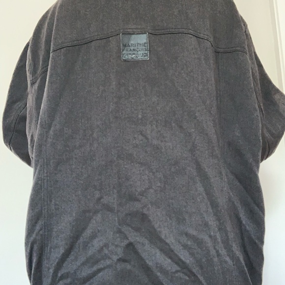 Black jean jacket Marithé Francois Gibaud - Picture 2 of 4